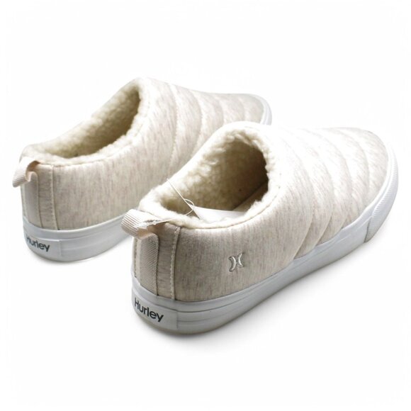 Hurley Arlo Puff Ladies Lined Clog Shoe Beige (Natural) - Picture 5 of 8
